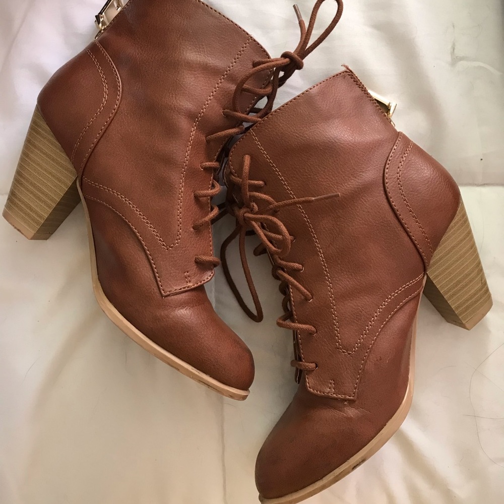 brown booties